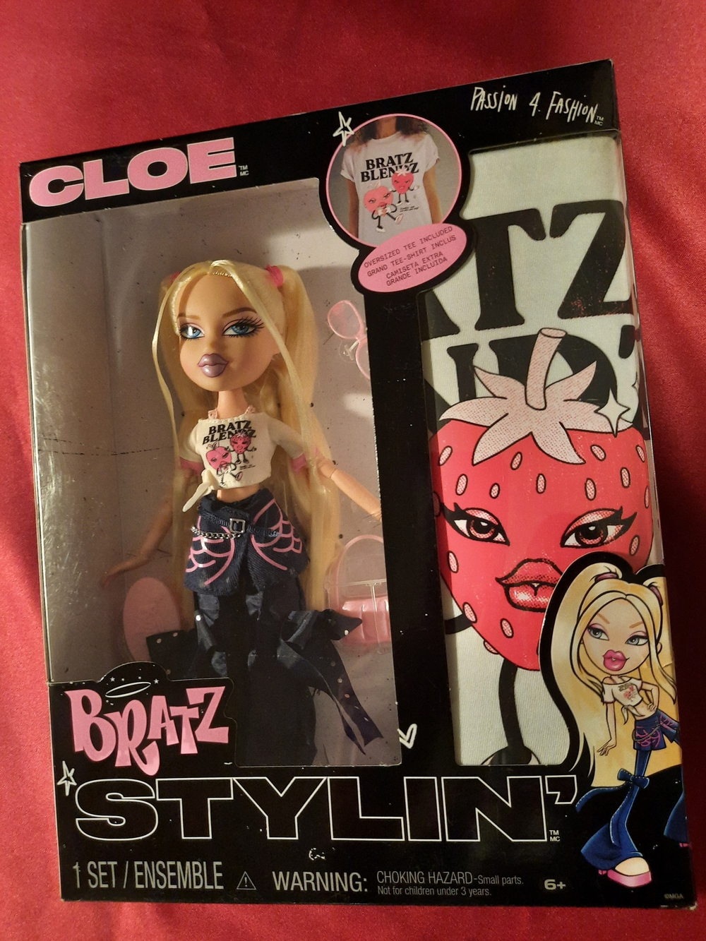 Bratz Cloe Passion For Fashion Stylin Fashion Collectors Doll With Shirt